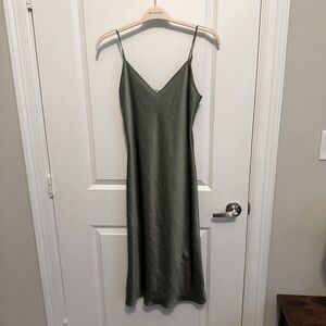 Wilfred Green Slip Dress